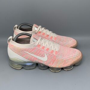 Nike Air VaporMax Flyknit 3 Phantom‎ Pink Running Shoes AJ6910 008 Women’s Sz 10